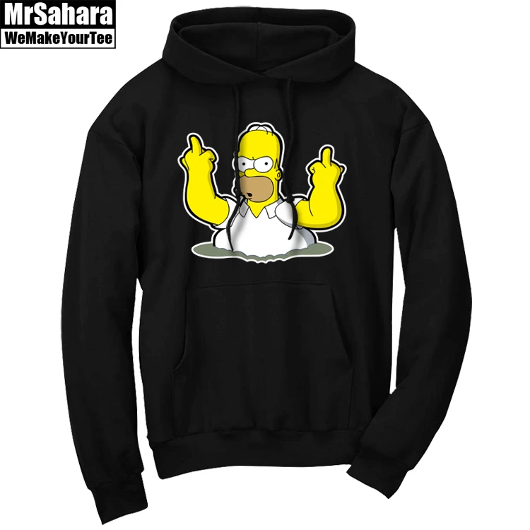 シンプソンズjホーマー 彼のシンプソンd Oh中指を拡張 Woohooマージbouvierｂａｒｔバーソロミュージョジョの人のスポーツパーカー Hoodie Blazer Sport Hoodiehoodie Cactus Aliexpress