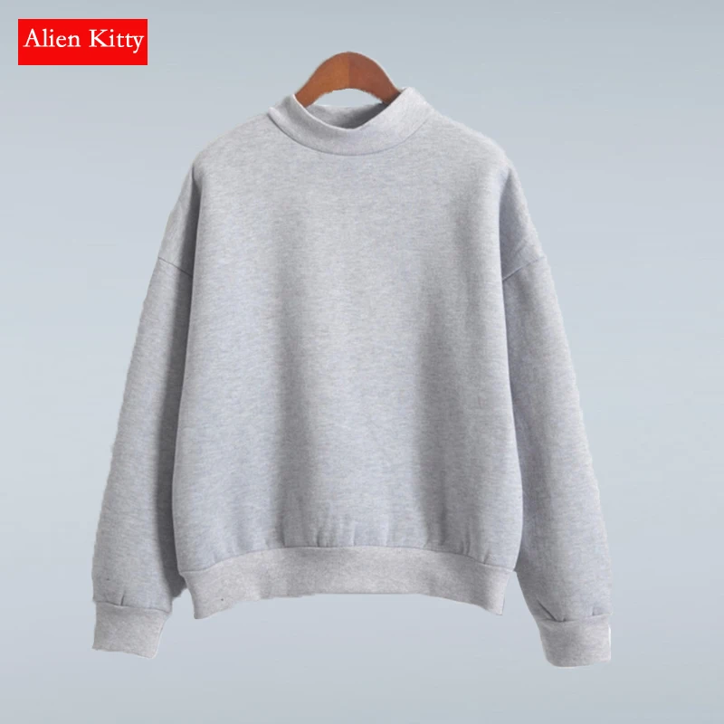 Alien Kitty Plus бархатные толстовки с капюшоном Harajuku женские повседневные Пуловеры