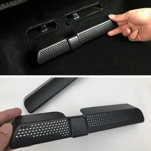 2 шт./компл. автомобильный воздушный выход женские босоножки с закрытой пяткой местом под авто заднее сиденье Крышка вентиляционного отверстия кондиционера для Skoda Kodiaq