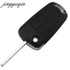 jingyuqin 2/3 Butoons Uncut Folding Flip Remote Key Case Shell Fob For Vauxhall / Opel / Astra H / Corsa D / Vectra C / Zafira ► Photo 1/5