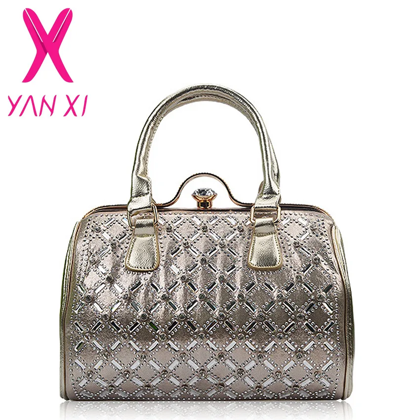 2016 New Diamonds Frame bags handbags women famous brands European and