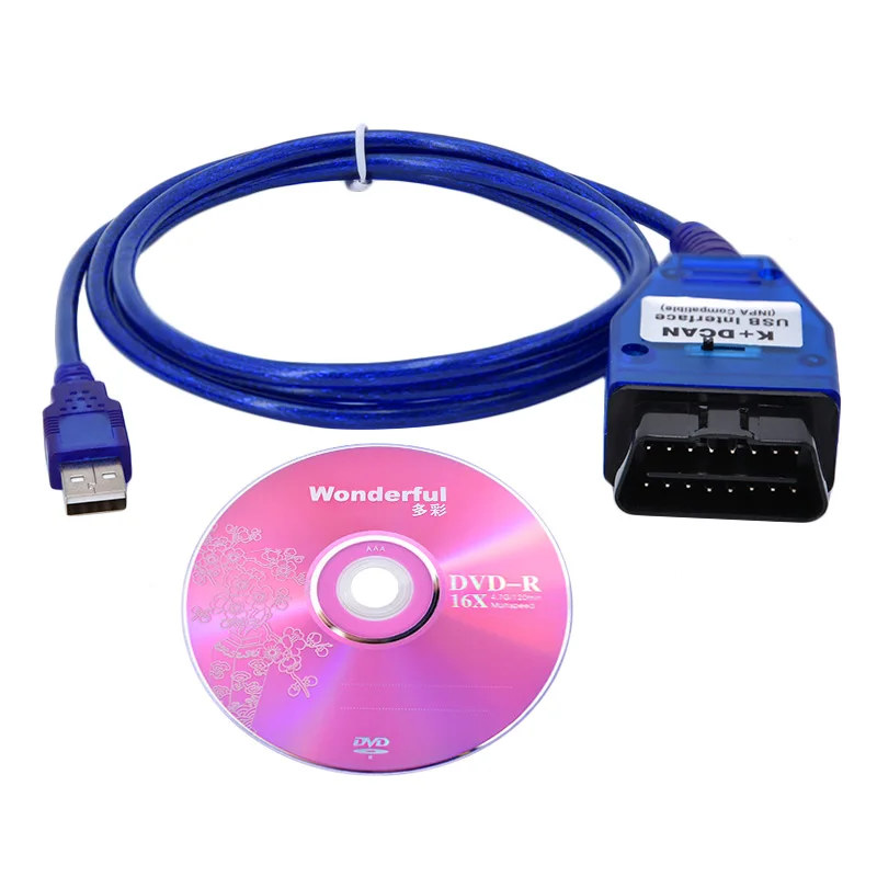 Новейший для BMW INPA K+ D CAN с переключателем+ CAN K для BMW INPA K DCAN USB интерфейсный кабель
