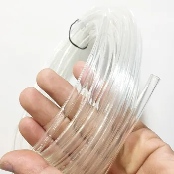 

5/10 meters high quality 4*6 air tubing suit aquarium co2 system for fish tank water plants color transparent