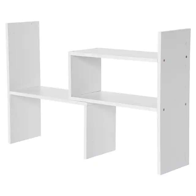 Diy Computer Desk Storage Rack Holder Table Desktop Display Shelf