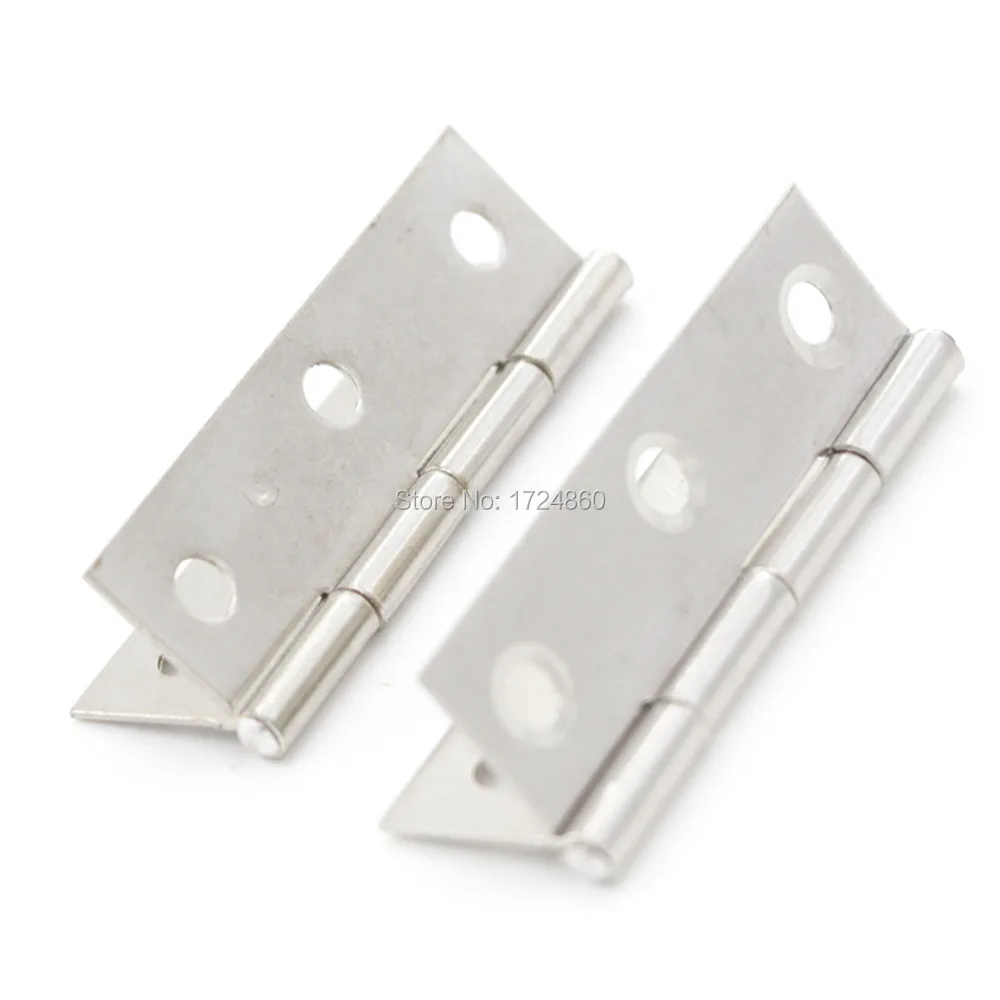 Stainless Steel Butt Cabinet Door Box Hinges 2.5" 20pcs