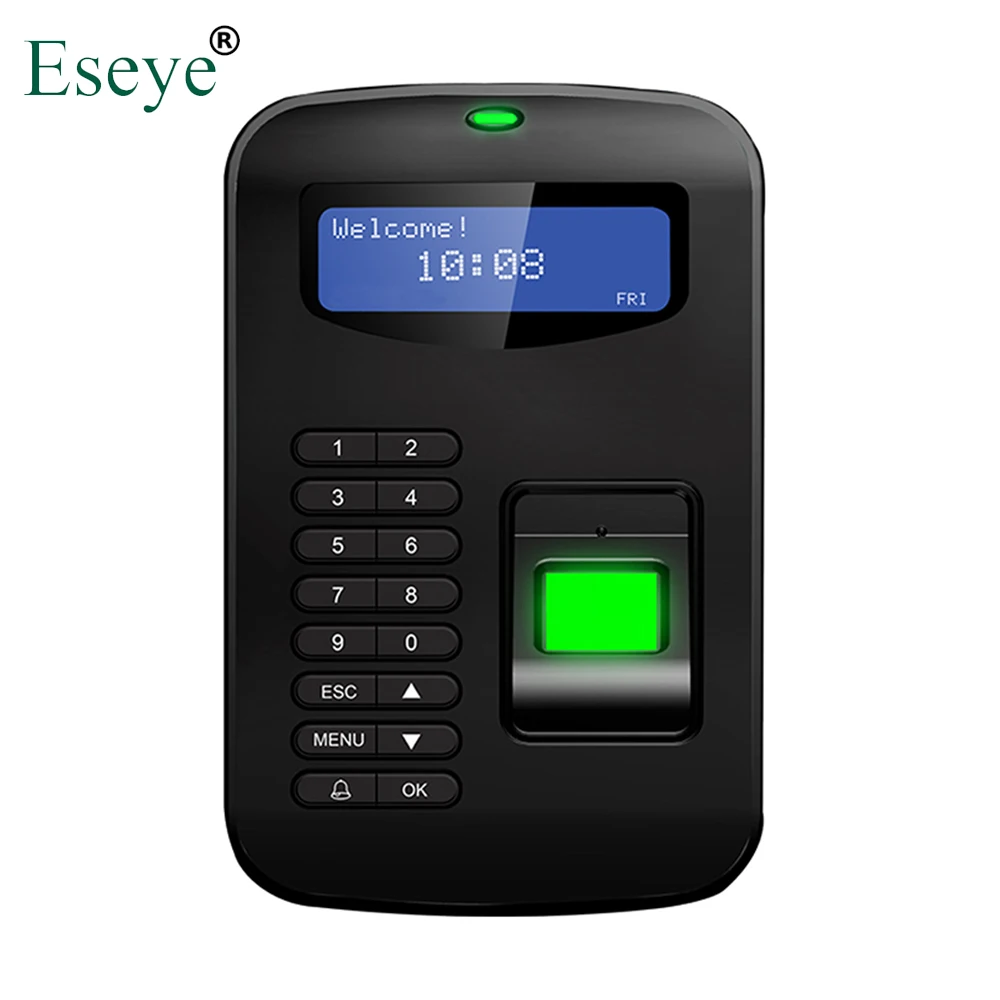 

Eesye Biometric Fingerprint Time Attendance System Clock Recorder Employee Recognition Device Electronic Digital Reader Machine