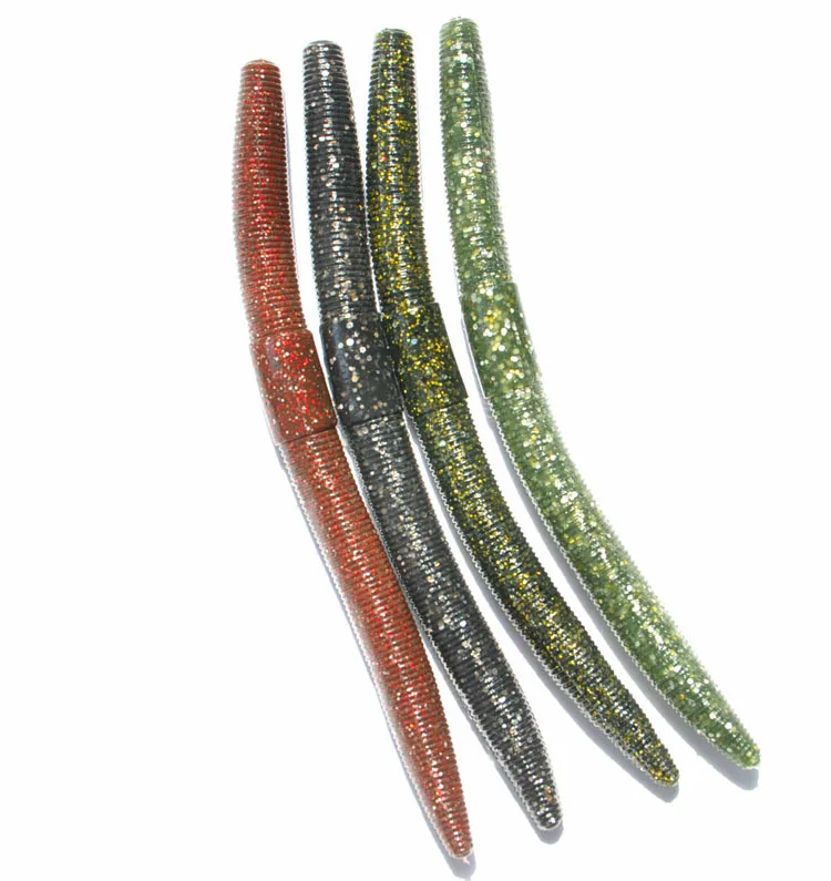 20pcs Size 13cm/11g senko worms fishing rubber lures plastic soft