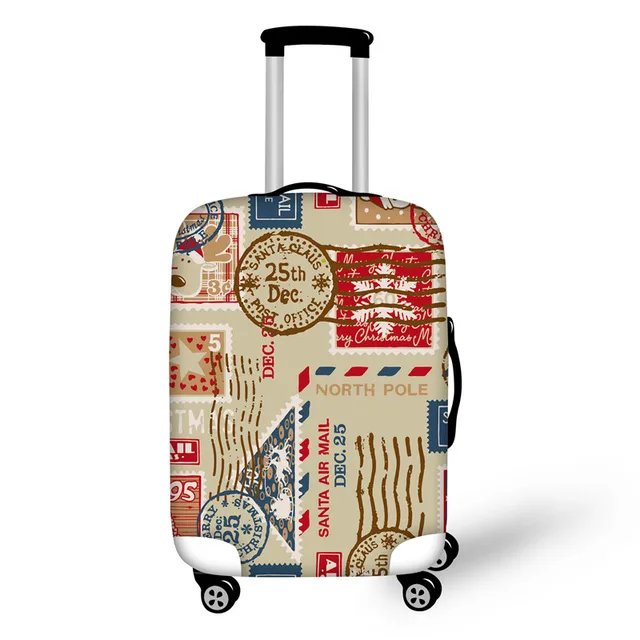 Aliexpress.com : Buy FORUDESIGNS Thicken Luggage Cover Stamp Printing ...