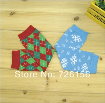 

Free Shipping (120pair/lot) Christmas Baby Leg Warmers Snowman Cotton Leg Warmer Baby Christmas Tree Leg Warmer