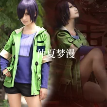 Nuevo llega 2015 Tokio Ghoul Kirishima Touka Cosplay Algodón Ocasional Uniforme conjunto completo 3 en 1 capa de la camisa + + pantalones