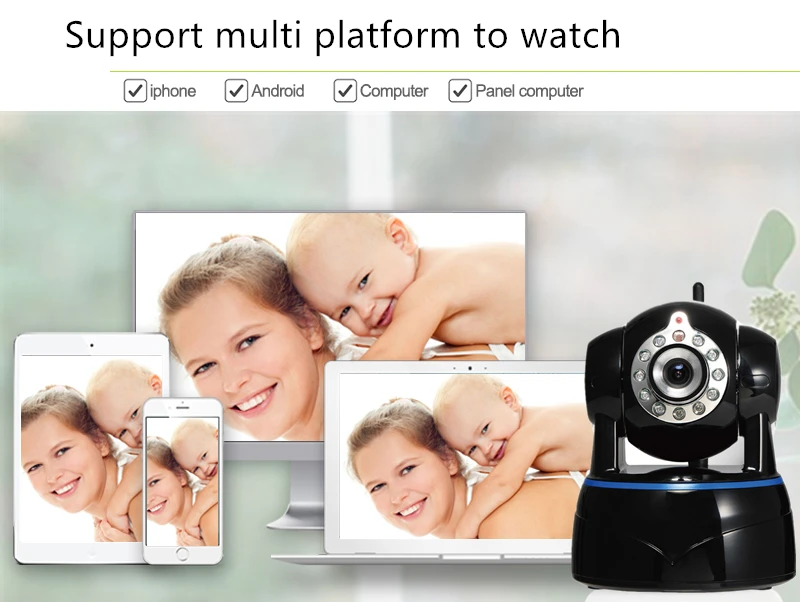 IP Camera 1080P 2MP Android IOS Monitor