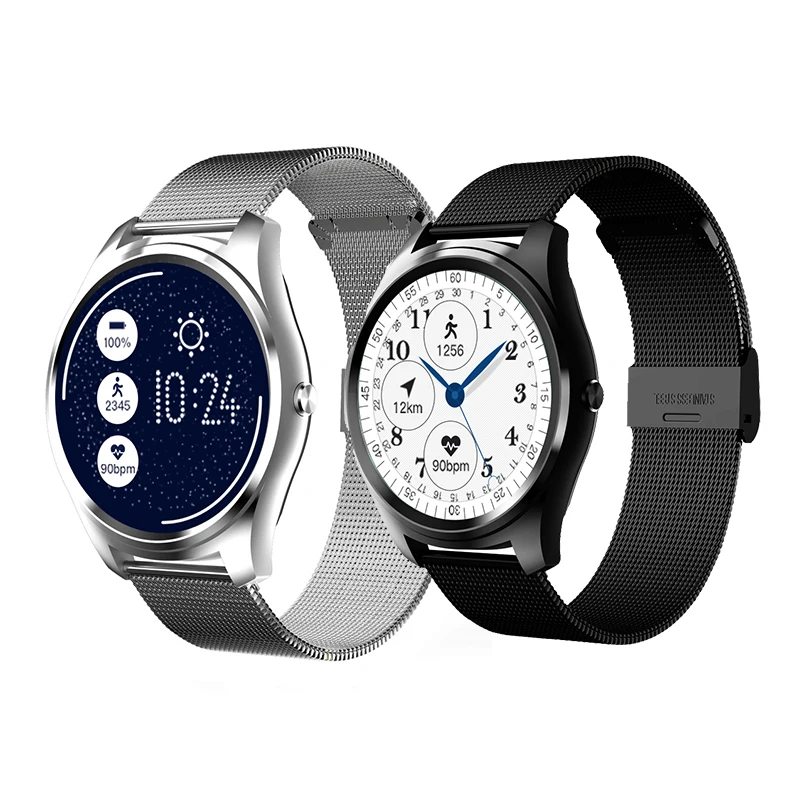 

2018 X10 Smart Watch Fashion Men 1.3" IPS 2.5D Color Screen Smartwatch Voice Control Heart Rate Blood Pressure Monitor Pedometer