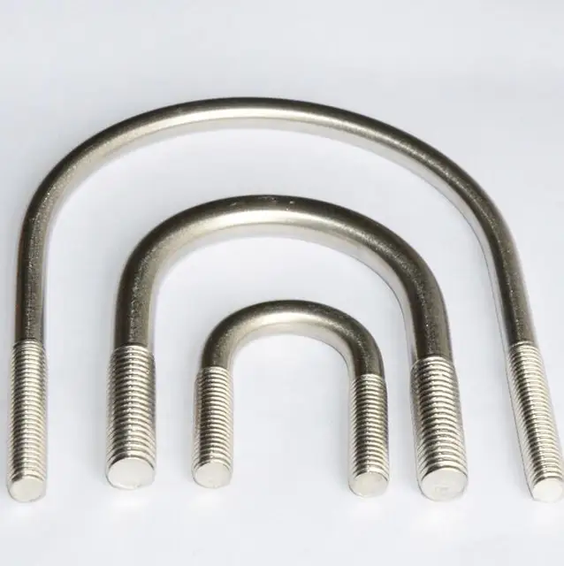 M6*38 304 Stainless Steel Strut U Bolt Beam Clamp U Screws All Sizes in