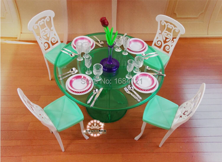 الشحن مجانا للأطفال اللعب منزل بنات لعب هدية عيد طاولة عشاء مجموعة الملحقات ل دمية باربي ، الدمية طاولات الشحن مجانا للأطفال اللعب منزل بنات لعب هدية عيد طاولة عشاء مجموعة الملحقات ل دمية باربي ، الدمية طاولات