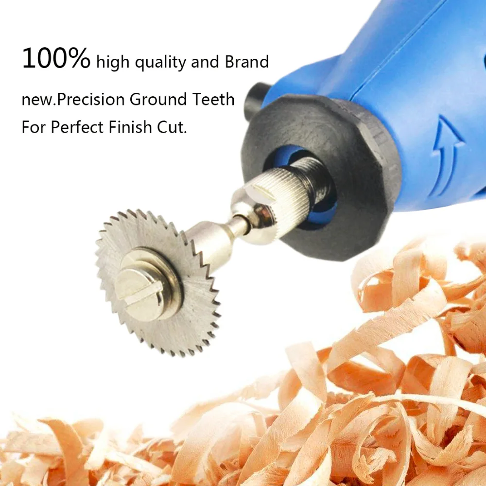 Precise 6pcs/Set HSS Mini Circular Saw Blade Woodworking Cutting Discs