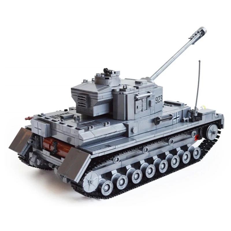 Kazi-Large-Panzer-IV-Tank-1193pcs-Building-Blocks-Military-Army-Constructor-set-Educational-Toys-for-Children (2)