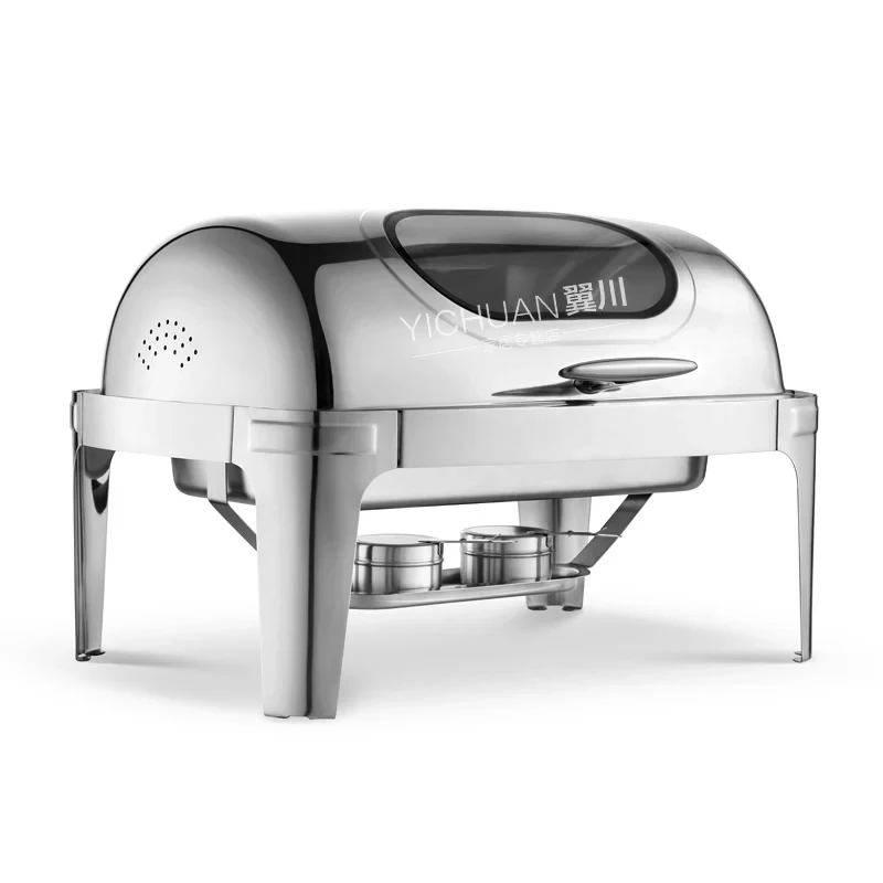 

Stove Square Stainless Steel Deepen Visible Dining Tableware Buffy Furnace