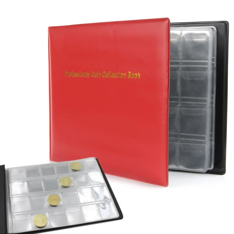 

240 Collection Storage Penny Pockets Money Album Book Collecting Coins Holders DropShip