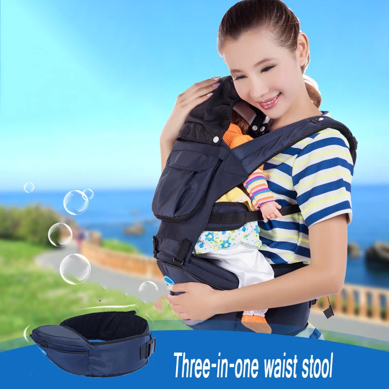 Infant and Children Multi-Functional Breathable Front Baby-carrier-sling Station 0-30 Months with Baby Bear 3 in 1 Baby Kangaroo