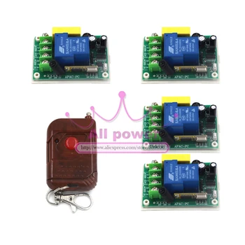 

High Quality New Digital wireless remote control switch 220v 30A 1 Channel Relay RF switch 315/433 MHZ 1 receiver +1 transmitter