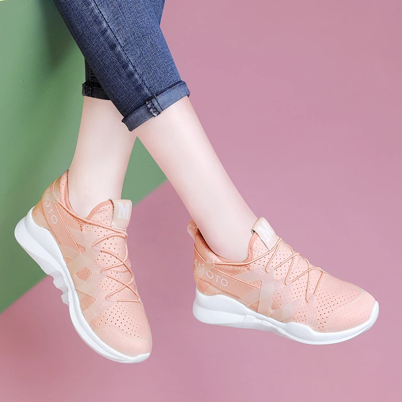 

MYCORON Luxury Fashion Woman Boots Handmade Casual Shoes Woman Comfortable Breathable Shoes Female Sneakers Buty Damskie