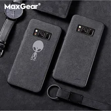 MaxGear замшевый Меховой чехол для телефона для samsung Galaxy S7 Edge S8 S9 Plus кожаный чехол для samsung Note 8 9 A7 A8 J6 Funda