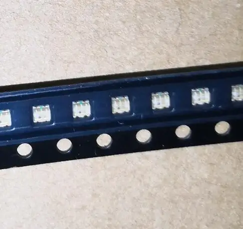 

50Pcs SMD lamp beads 0603 Red green Double color led 1615 1616 0603*2 (Orange green double color, Red blue double color