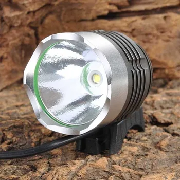 

High Brightness T6 Bicycle Light 1200lm 3-mode White Light LED Bike Light Flashlight Headlight with Battery Pack + Charger