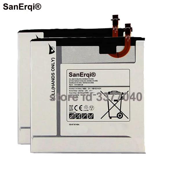 

SanErqi Battery EB-BT367ABA For Samsung Galaxy Tab Active 8.0 T365 T360 SM-T365 Battery 5000mAh