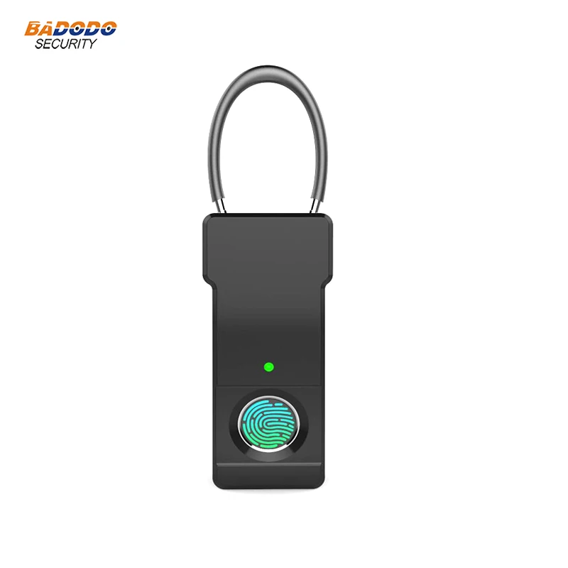 

Plastic Mini portable smart Fingerprint padlock for cabinet bag handbag lock
