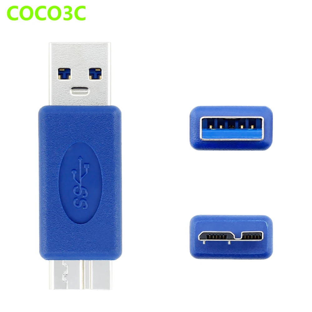 Переходник с порта USB 3 0 A папа на Micro B папа|converter adapter|usb3.0 adapteradapter hard disk |