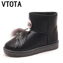 

VTOTA Ankle Boots For Women Winter Snow Boots 2018 Slip On Warm Boots Non-Slip Waterproof Tenis Feminino Flat Casual Boots H183