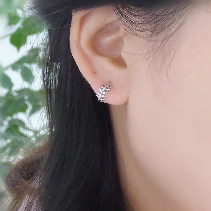 Серьги из серебра 925 пробы Bauhinia с буквенным принтом женские серьги стерлингового