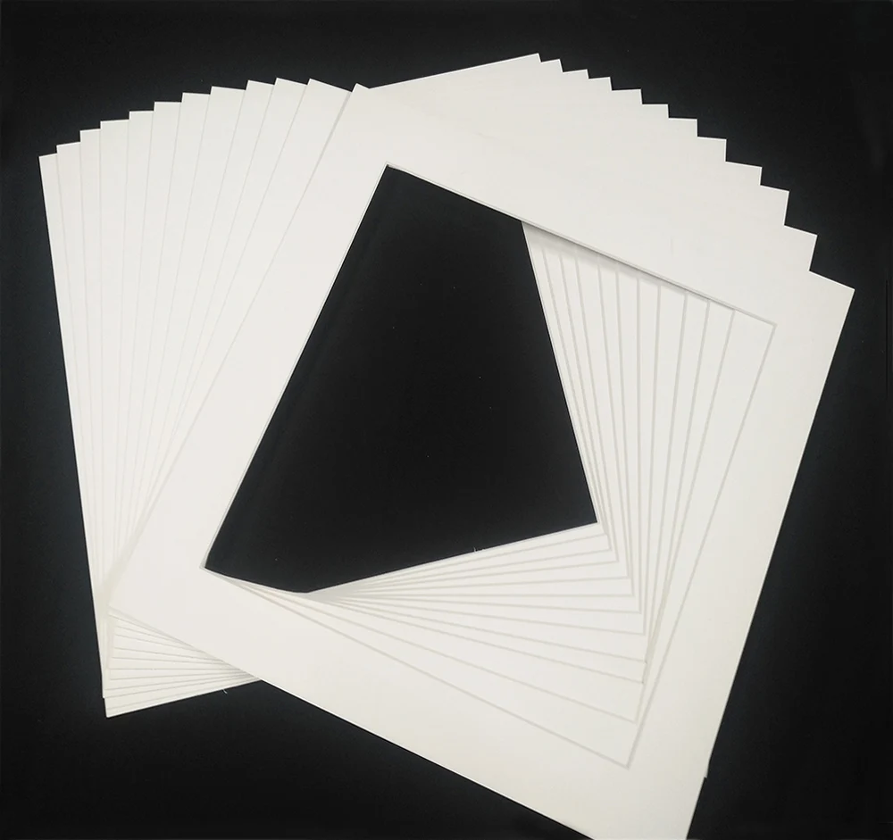 Buy 12 pcs pack 2mm thick 20x20" square matboard fits