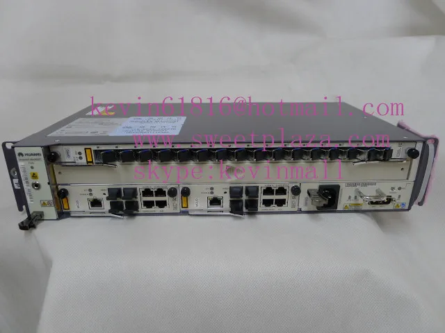 Hua Wei GPON OLT MA5608T Con 2 MCUD 1 MPWD 1 16 Puertos GPFD C 
