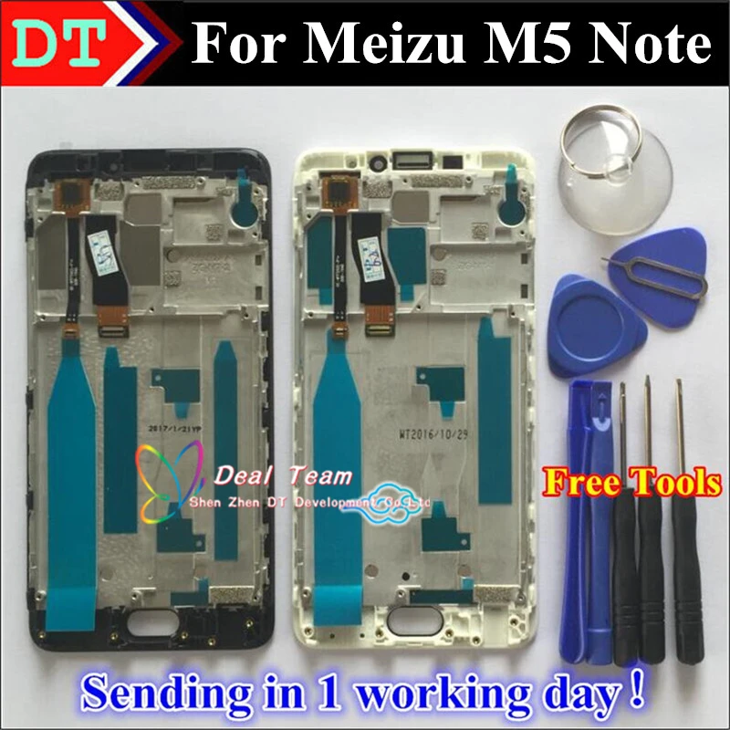 

Vancca LCD Display For Meizu M5 Note 5.5 inch Digitizer 1920*1080 Touch Screen Assembly Black White Frame with Free Tools