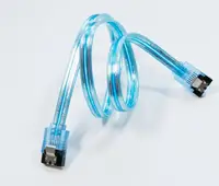 sata כבל 50 ס"מ SATA 3.0 כבל כבל נתונים HDD במהירות גבוהה S III 6Gb / 6Gbs PC Hard Disk Drive בכבלים Connector נקה כחול (4)