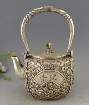 

Chinese old Tibetan silvere tea ceremony teapot