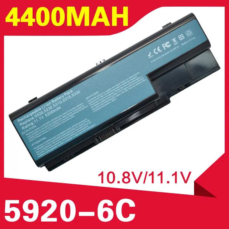 Аккумулятор ApexWay для ноутбука Acer Aspire 5920 5315 5520 6930 6935 7330 7520 7530 AS07B31 AS07B41 AS07B42 AS07B51