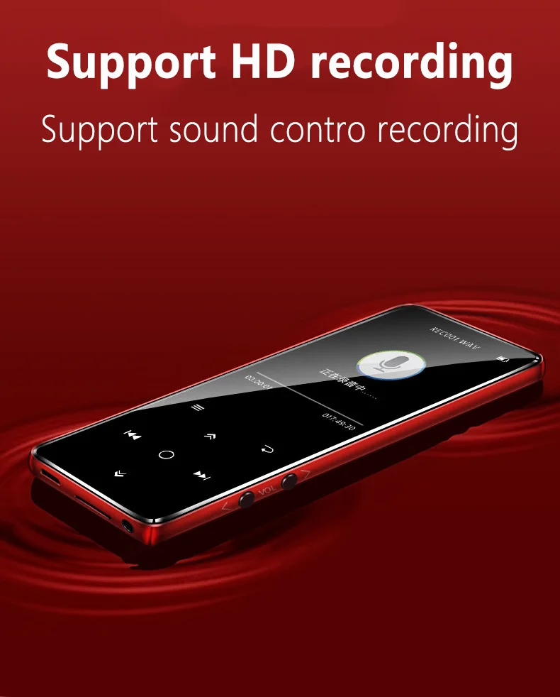 de alta fidelidade bluetooth4.2 mp3 player música