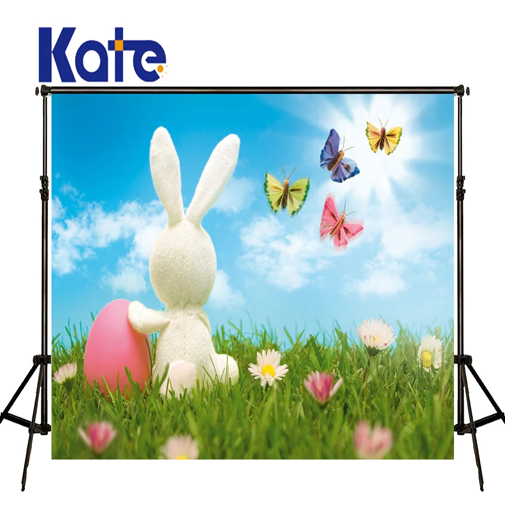 

150x220CM Kate Easter Rubbit Backgrounds Spring Backdrops Photography Butterfly Children Photography Studio Props Kid Photo Prop