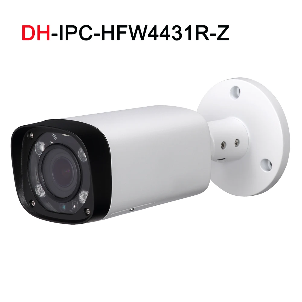 Koop IPC HFW4431R Z gemotoriseerde VF lens netwerk POE IP H.265 IR 80 m bullet camera 4MP vervangen IPC HFW4300R Z outdoor IP Camera