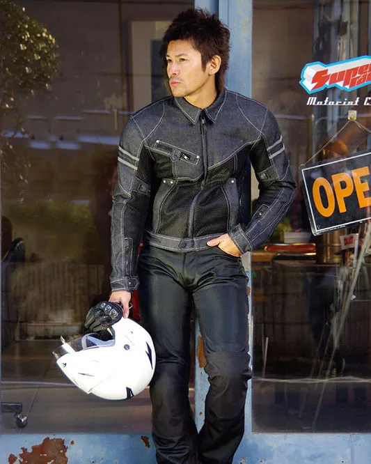 Motorcycle Jacket JK-006 motorcycle jacket racing jacket off-road denim mesh racing suit With Protective Equipment