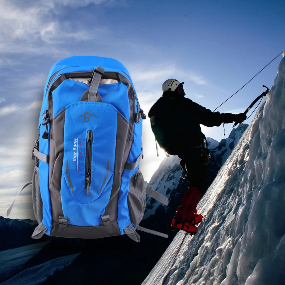40L Nylon Mochila al aire libre impermeable Softback hombres de Pack portátil Mochila Camping senderismo Racksucks escalada bolsas hombre