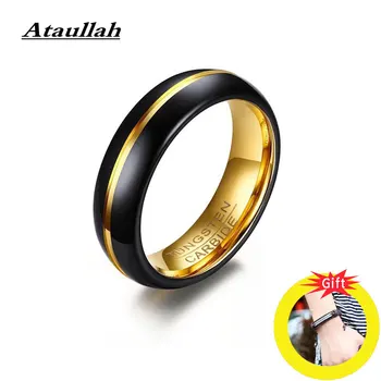 

Ataullah Pure Tungsten Carbide Ring Fashion Simple Finger Rings Personality Jewelry for Man Male Wedding Engagement Gift RW057