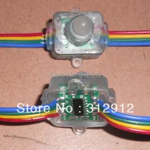 LED пиксель узел, WS2801, DC5V вход, IP68; 50 шт. строка