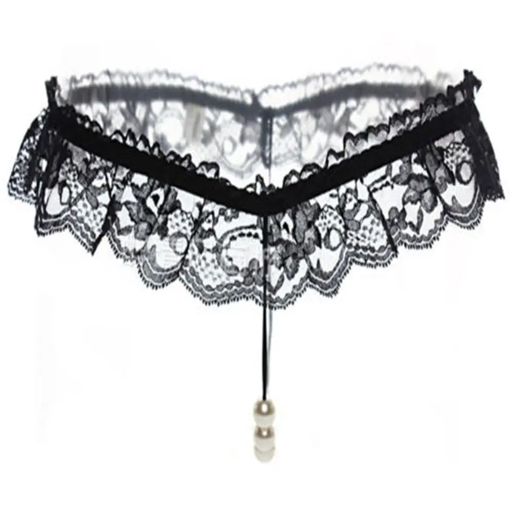 

Sexy Women's Thongs G-string Lace Pearl Panties Knickers Lingerie Underwear Hot