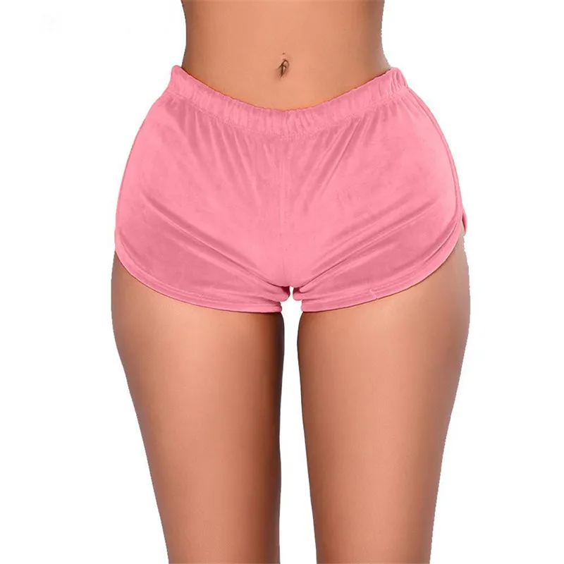 Loose Women Casual Fitness Shorts Elastic High Waist Summer Super Short
