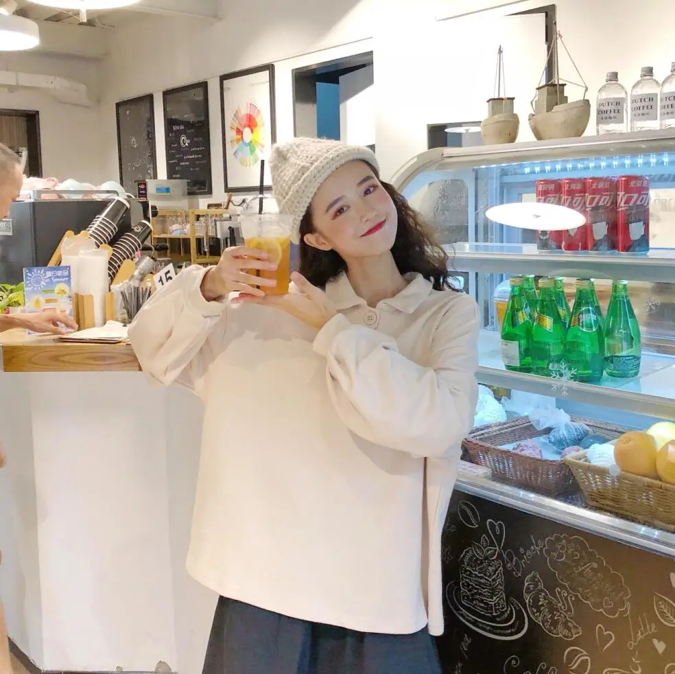 2 цвета Mihoshop Ulzzang Корейская женская модная одежда милая Студенческая футболка с