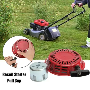 

Lawn Mower Engine Motor Replace Recoil Starter with Start Cup Fit for Honda Gx120 Gx160 Gx200 Generator 4/5.5/6.5hp